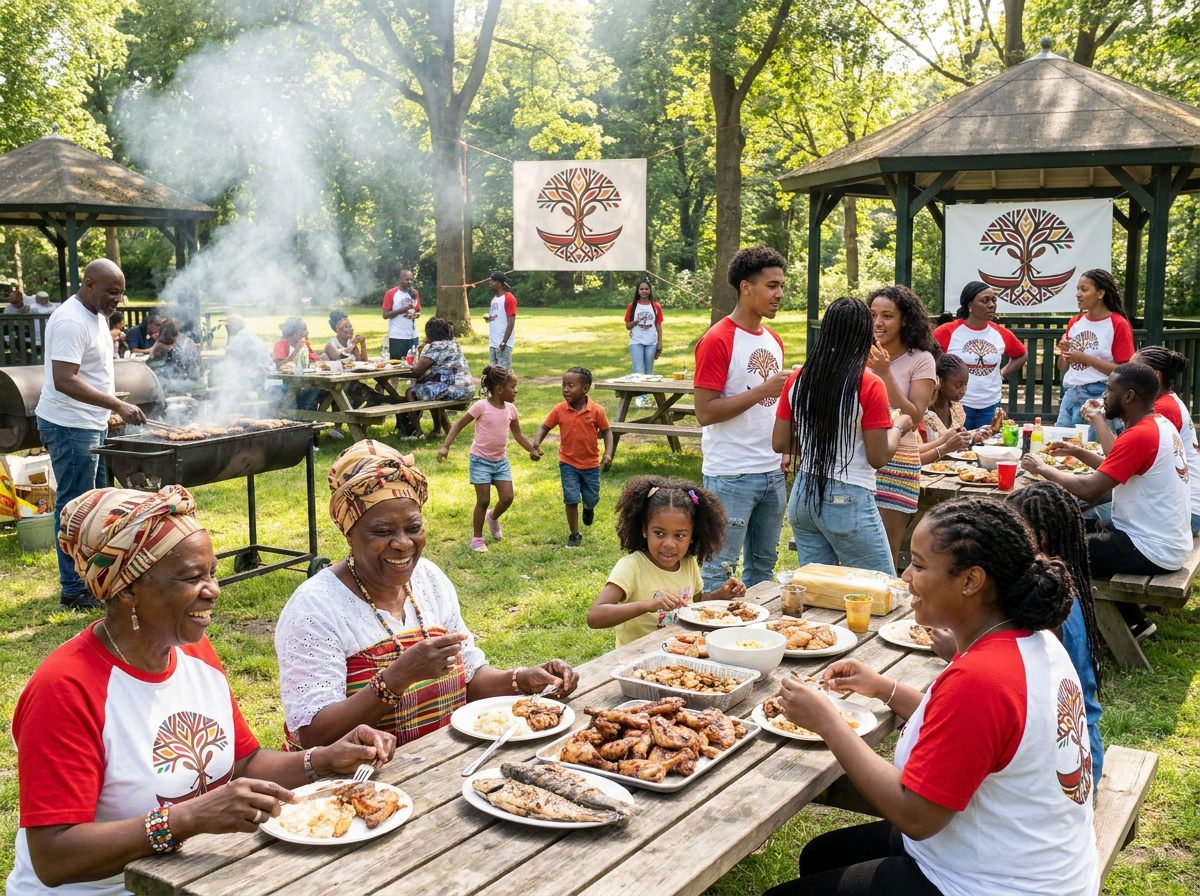 Maawina barbecue, samen eten en verbinden